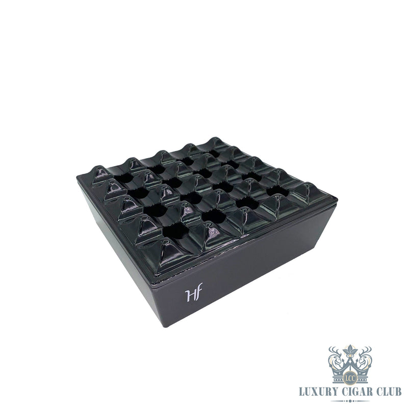HF Barcelona Melamine Grid Ashtray - Luxury Cigar Club