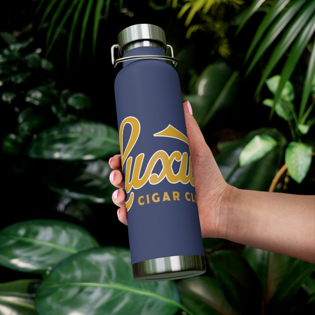Luxury Cigar Club Copper Vacuum Insulated Bottle, 22oz - Luxury Cigar Club