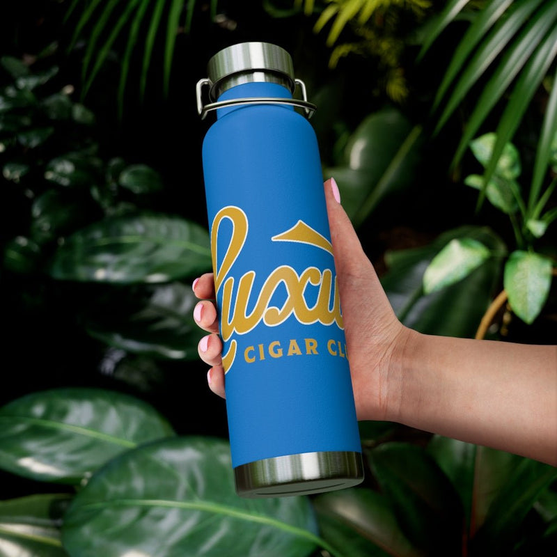 Luxury Cigar Club Copper Vacuum Insulated Bottle, 22oz - Luxury Cigar Club