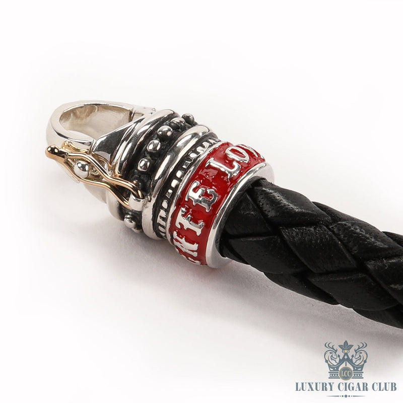 Manny Iriarte OpusX Society Leather Bracelet - Luxury Cigar Club