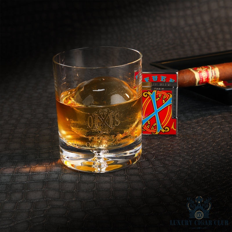 Manny Iriarte OpusX Society Whiskey Glass (Set of 2) - Luxury Cigar Club
