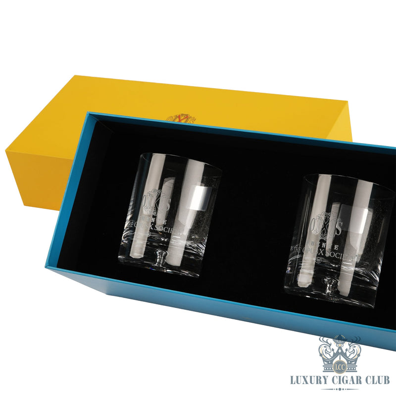 Manny Iriarte OpusX Society Whiskey Glass (Set of 2) - Luxury Cigar Club