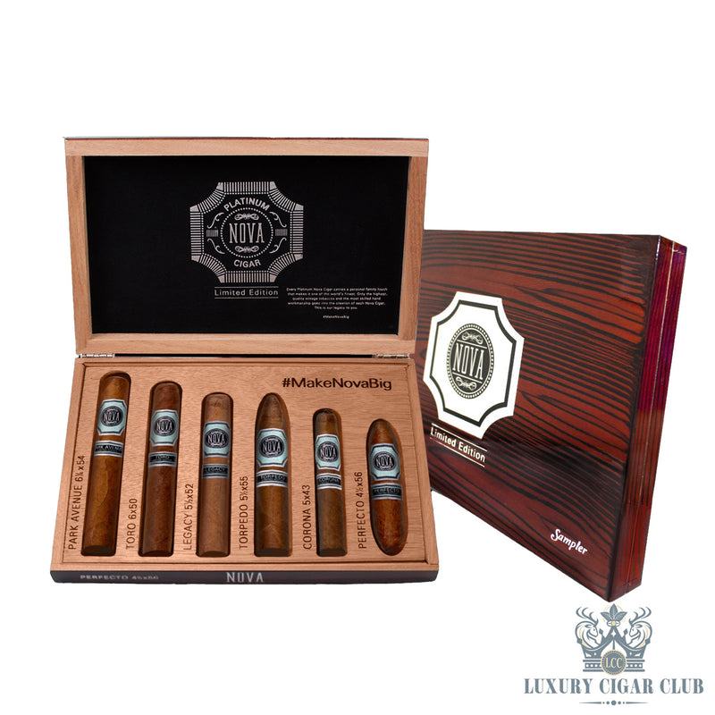 Platinum Nova Sampler Box - Luxury Cigar Club